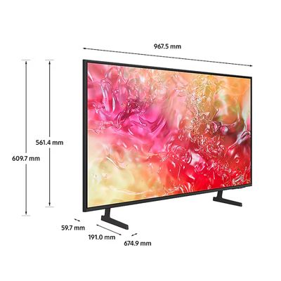 SAMSUNG ทีวี 43DU7700 สมาร์ททีวี 43 นิ้ว 4K Crystal UHD LED รุ่น UA43DU7700KXXT ปี 2024